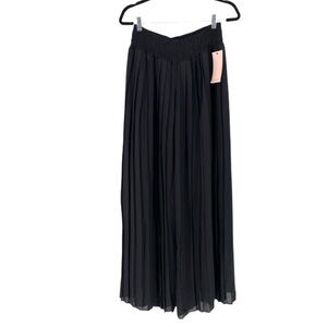 Remixmess Women's Smock Pleated Wide Leg Pants - M